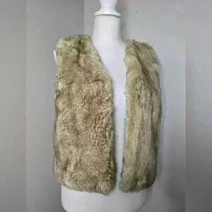 Aerie Faux Fur Vest Size XS